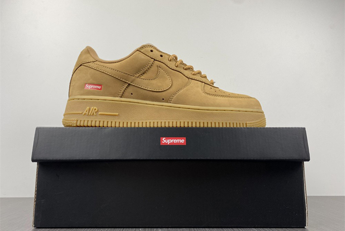 S*p reme x nike air force 1 low sp wheat
