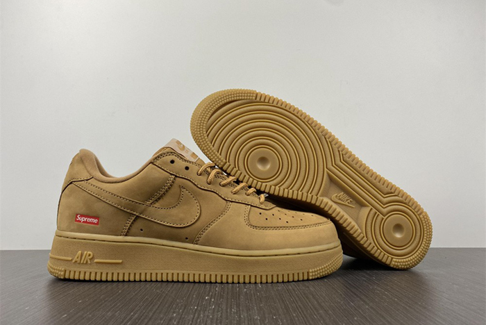 S*p reme x nike air force 1 low sp wheat