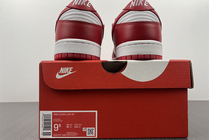 Nike Dunk Low "gym red" CU1727-100
