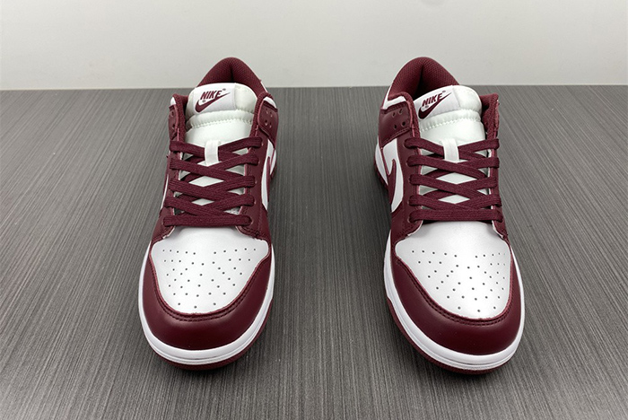 New Nike Dunk Low “Bordeaux” White/Bordeaux DD1503-108