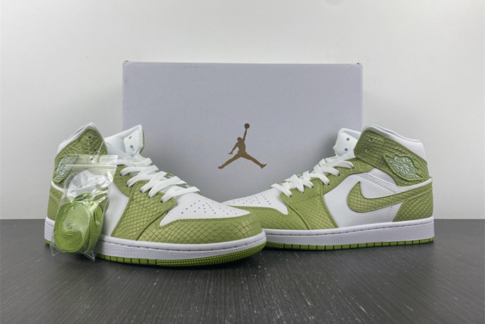 Air Jordan 1 Mid SE V2 "Green Python" DV2959-113