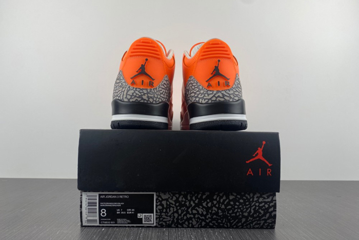 Air Jordan 3 Retro "Orange"  CT8532-801