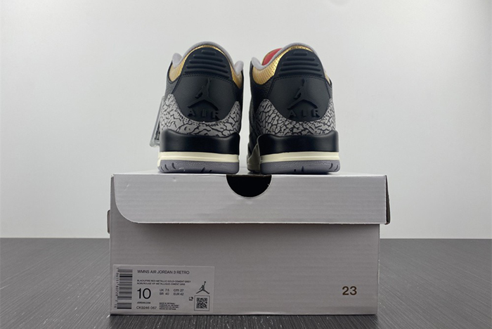 Air Jordan 3 WMNS “Black Gold”  CK9246-067