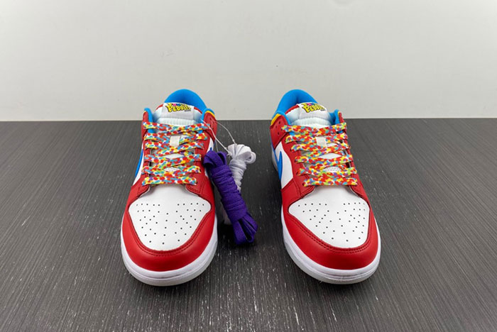 LeBron James x Nike Dunk Low “Fruity Pebbles”  DH8009-600