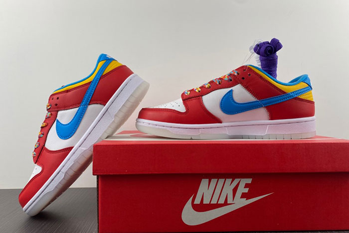 LeBron James x Nike Dunk Low “Fruity Pebbles”  DH8009-600