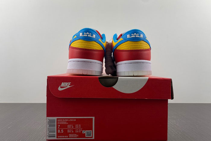LeBron James x Nike Dunk Low “Fruity Pebbles”  DH8009-600