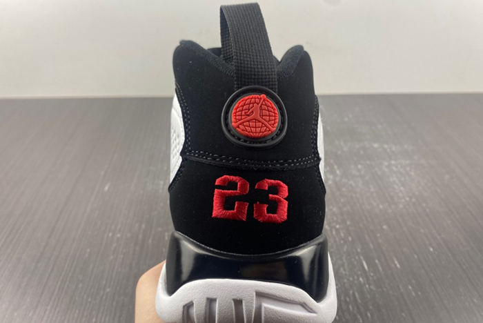 Air Jordan 9 Retro White Black Red  302370-112