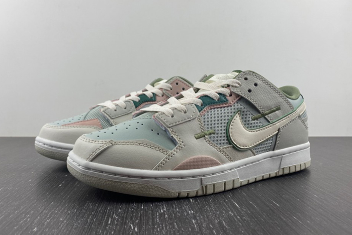 Nike Dunk Low Scrap Grey Haze Phantom  DM0802-001