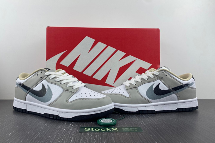 NIKE DUNK LOW “STENCIL SWOOSH”  FD0661-100