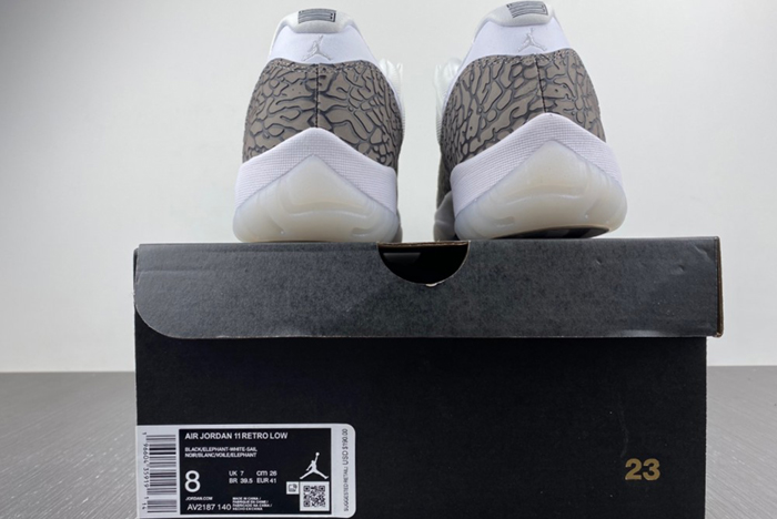 Air Jordan 11 Low WMNS “Brown Snakeskin” AV2187-140-B