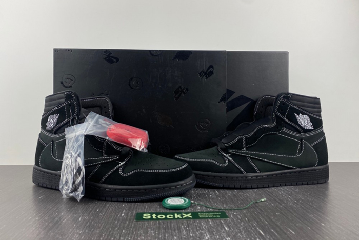 Travis Scott x Air Jordan 1 "Black/Phantom" DM7866-001 OG