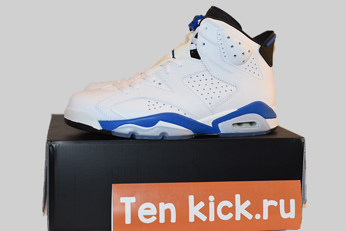 AIR JORDAN 6 RETRO ''SPORT BLUE''  384664-107