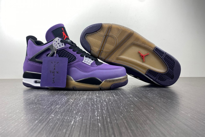 Travis Scott X Air Jordan 4 Purple