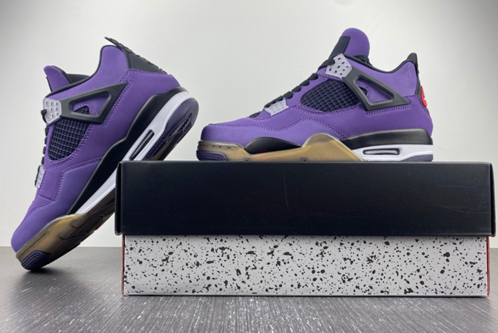 Travis Scott X Air Jordan 4 Purple
