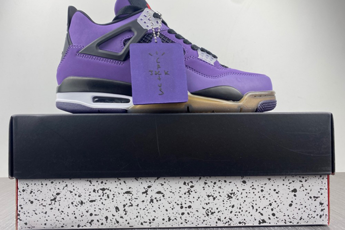 Travis Scott X Air Jordan 4 Purple