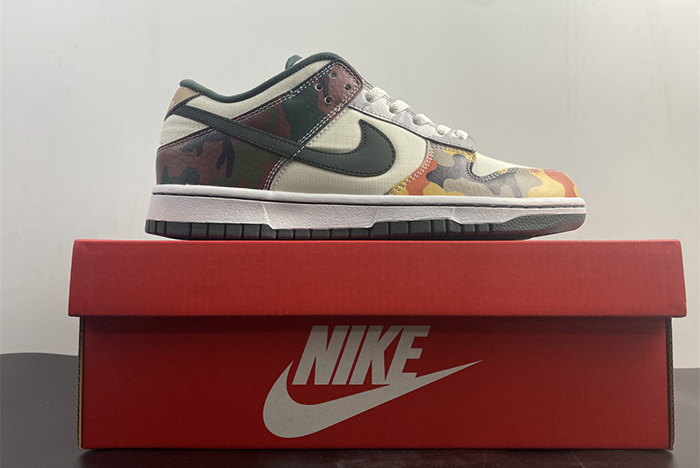 Nike Dunk Low Multi Camo  DH0957-100new