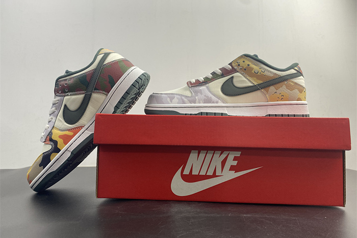 Nike Dunk Low Multi Camo  DH0957-100new