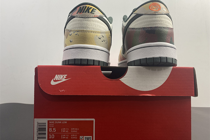 Nike Dunk Low Multi Camo  DH0957-100new