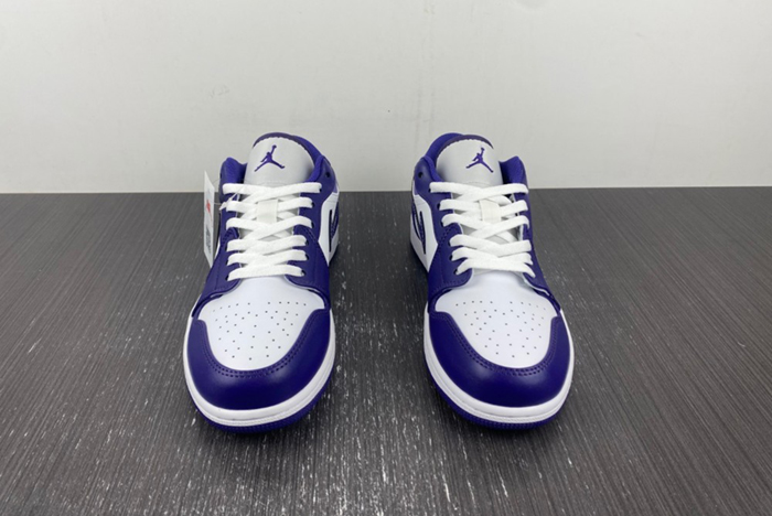 Air Jordan 1 Low Covered In Purple Tons 553558-515