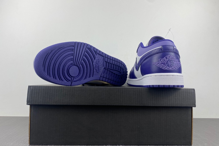 Air Jordan 1 Low Covered In Purple Tons 553558-515