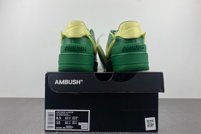 AMBUSH x Nike Air  Force 1 Low "Pine Green and Citron"  DV3464-300
