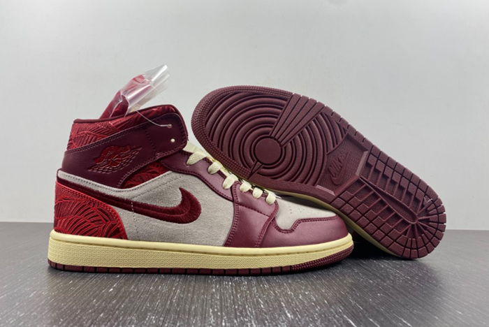 Air Jordan 1 Mid SE WMNS "Tiki Leaf" DZ2820-601