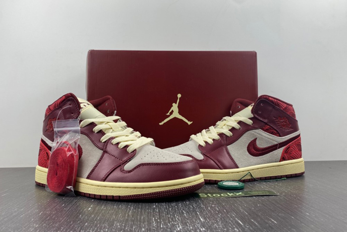 Air Jordan 1 Mid SE WMNS "Tiki Leaf" DZ2820-601
