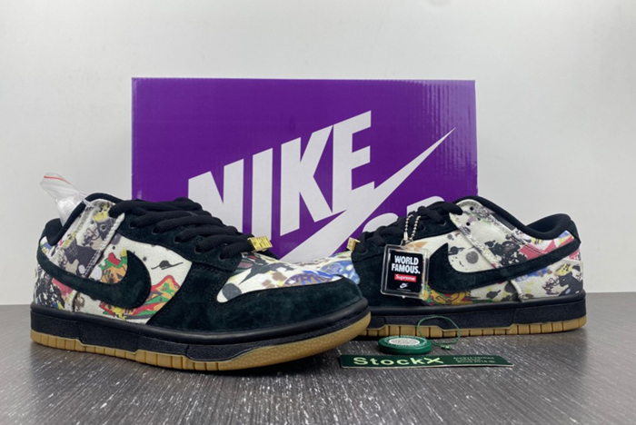 S*p*e × nike dunk low “rammellzee” fd8778-001