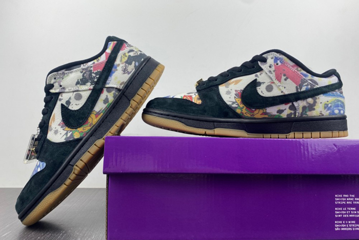 S*p*e × nike dunk low “rammellzee” fd8778-001
