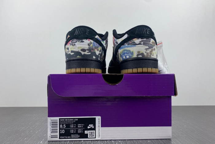 S*p*e × nike dunk low “rammellzee” fd8778-001