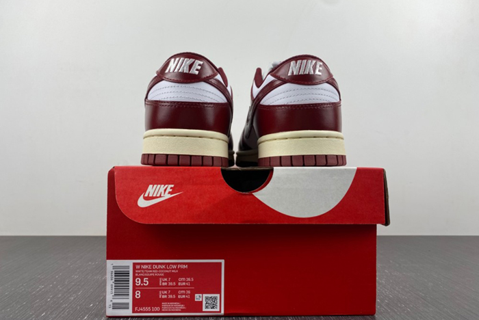 Nike Dunk Low PRM Vintage Team Red  FJ4555-100