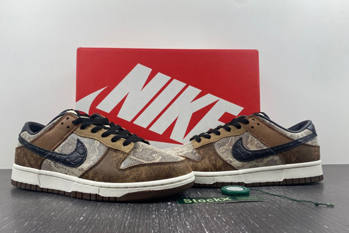 Nike Dunk Low Premium CO.JP Brown Snakeskin  FJ5434-120