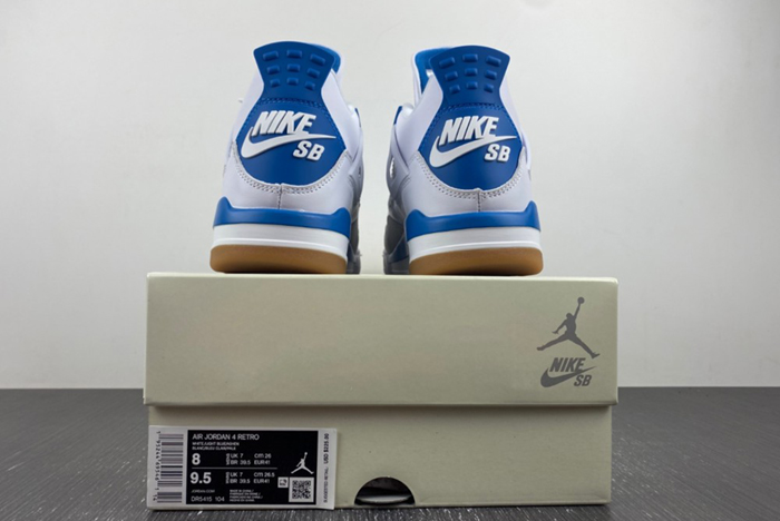 Nike SB x Air Jordan 4  "Sapphire"  DR5415-104