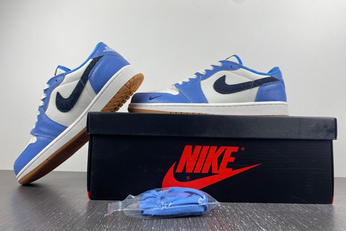 Air Jordan 1 Retro Low OG Beige Black University Blue DZ0791-102