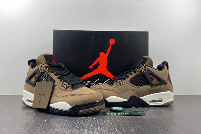 Travis Scott x Air Jordan 4 Retro Brown  AJ4-882335