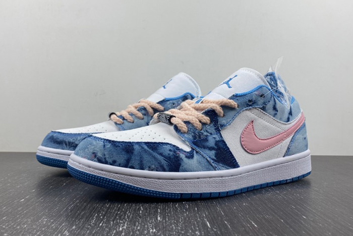 Air Jordan 1 Low Washed Denim  DM8947-100