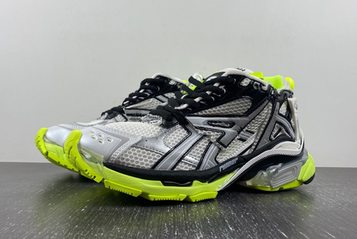 Ba*len*cia*ga runner sneaker ''white fluo yellow''  677403 w3rbp 1093