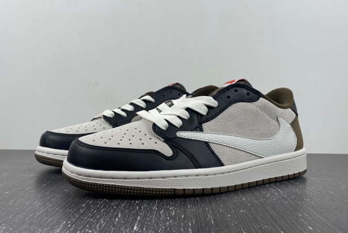Air Jordan 1 Low Black Gray Brown  DM866 902