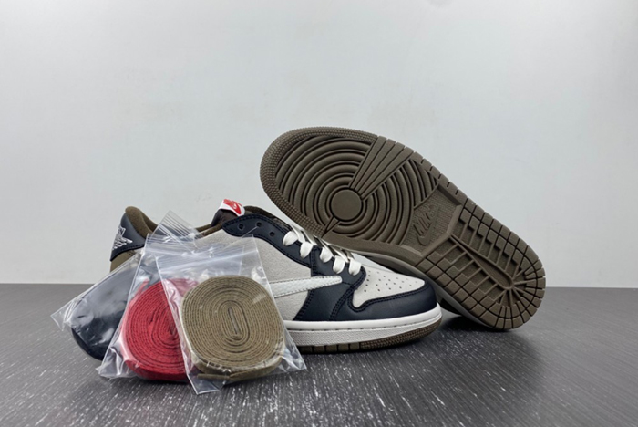 Air Jordan 1 Low Black Gray Brown  DM866 902