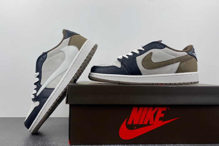 Air Jordan 1 Low Black Gray Brown  DM866 902