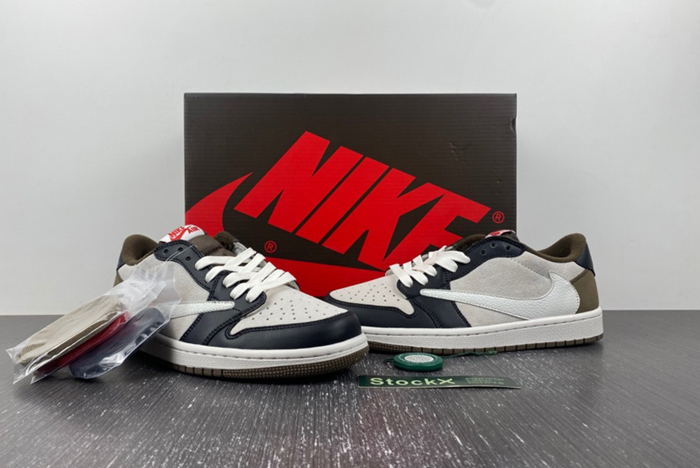 Air Jordan 1 Low Black Gray Brown  DM866 902