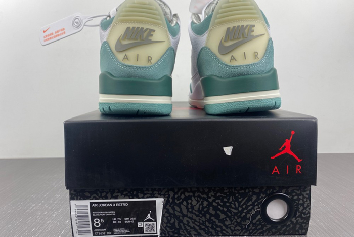Air Jordan 3 White And Green DT8532-130