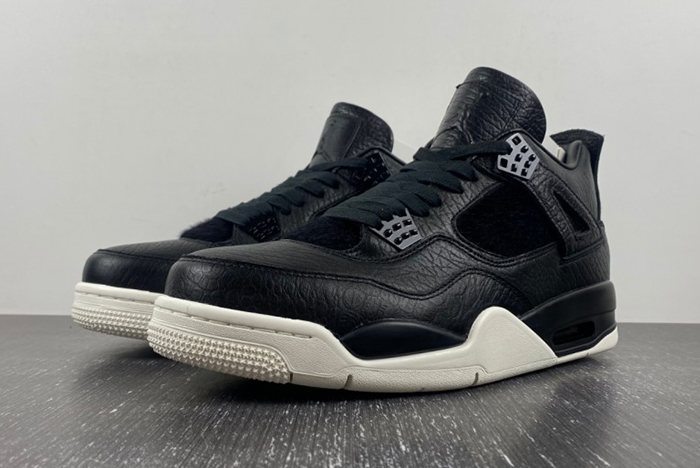 Jordan 4 Retro Pony Hair Black  819139-010