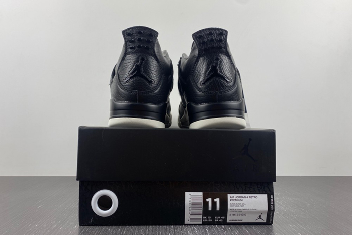 Jordan 4 Retro Pony Hair Black  819139-010