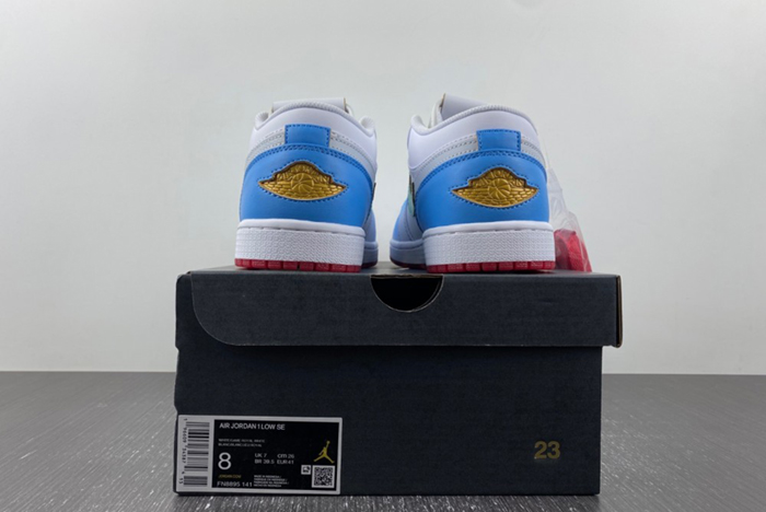 Air Jordan 1 Low SE GS Gets A Chicago-Tinted  FN8895-141