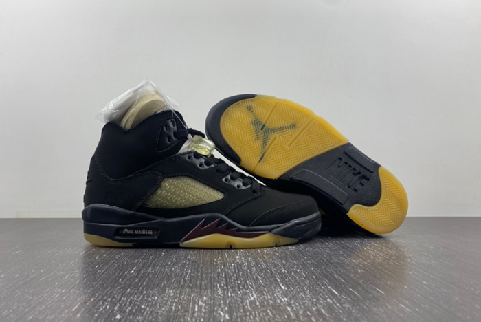 A Ma Maniére x Air Jordan 5 “Black”  FD1330-001y