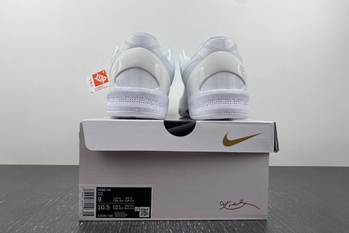 Nike Kobe 8 Protro Triple White  FJ9364-100
