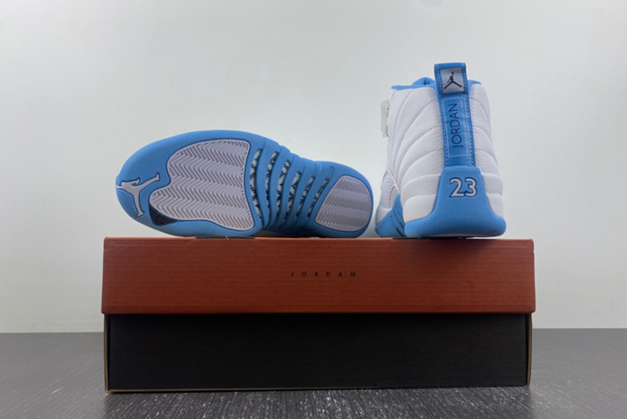Jordan 12 Retro White University Blue  308243-142