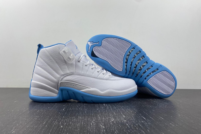 Jordan 12 Retro White University Blue  308243-142