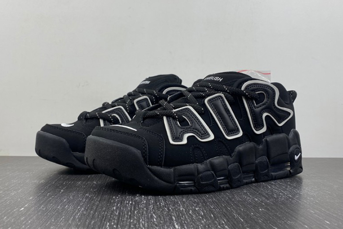 AMBUSH x Nike Air More Uptempo Low “Black/White”  FB1299-001